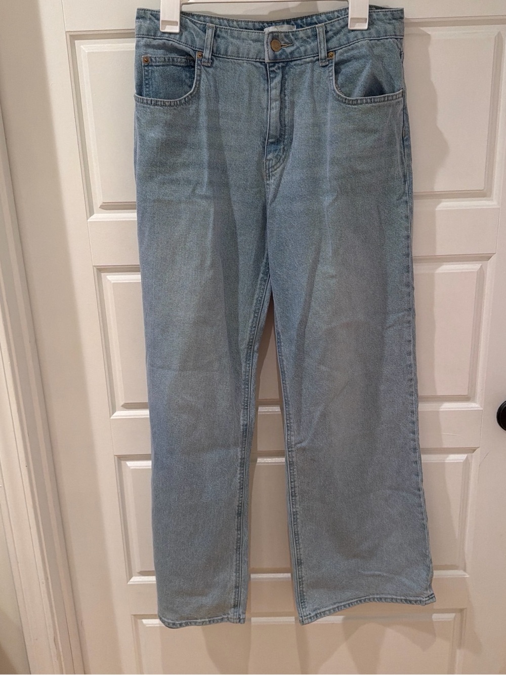 H&M Light Blue Straight Leg Jeans